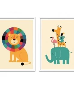 Wall Editions Décoration Murale Enfant 2 Affiches D'art 30 X 40 Cm 5 Wall Editions Décoration Murale Enfant 2 Affiches D'art 30 X 40 Cm -Décoration murale enfant Soldes 2 affiches d art 30 x 40 cm 2