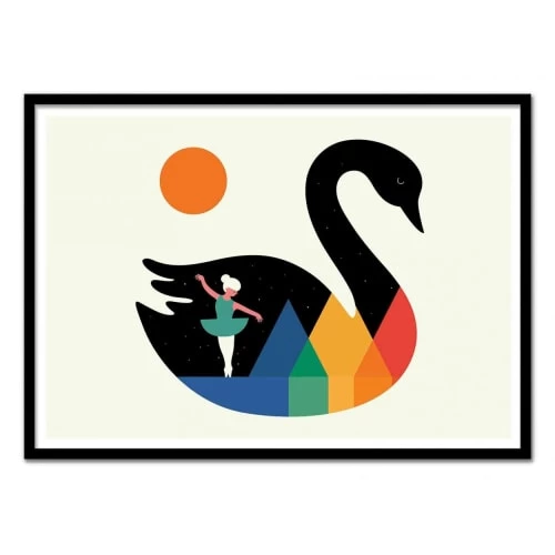 Wall Editions Décoration Murale Enfant Affiche D'art Avec Cadre Bois Noir - 30 X 40 Cm 1 Wall Editions Décoration Murale Enfant Affiche D'art Avec Cadre Bois Noir - 30 X 40 Cm