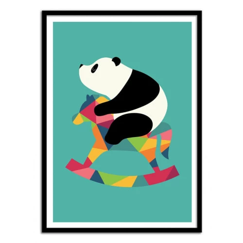 Wall Editions Décoration Murale Enfant Affiche D'art Avec Cadre Bois Noir - 30 X 40 Cm 1 Wall Editions Décoration Murale Enfant Affiche D'art Avec Cadre Bois Noir - 30 X 40 Cm