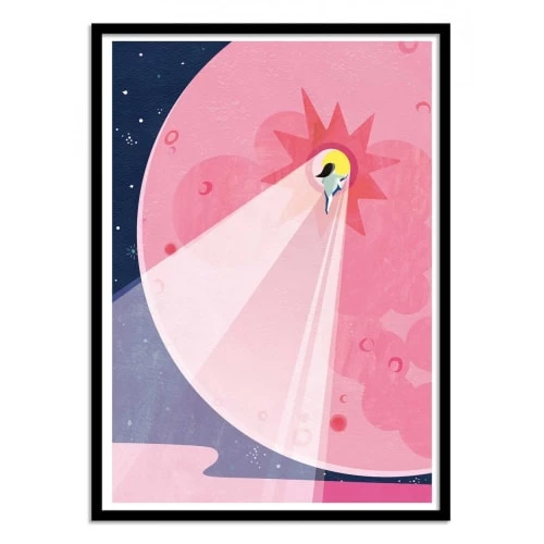 Wall Editions Décoration Murale Enfant Affiche D'art Avec Cadre Bois Noir - 30 X 40 Cm 1 Wall Editions Décoration Murale Enfant Affiche D'art Avec Cadre Bois Noir - 30 X 40 Cm