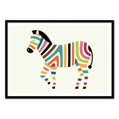 Wall Editions Décoration Murale Enfant Affiche D'art Avec Cadre Bois Noir - 50 X 70 Cm 1 Wall Editions Décoration Murale Enfant Affiche D'art Avec Cadre Bois Noir - 50 X 70 Cm