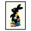 Wall Editions Décoration Murale Enfant Affiche D'art Avec Cadre Bois Noir - 50 X 70 Cm