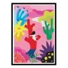 Wall Editions Décoration Murale Enfant Affiche D'art Avec Cadre Bois Noir - 50 X 70 Cm