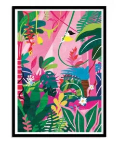 Wall Editions Décoration Murale Enfant Affiche D'art Enfant 50 X 70 Cm -Décoration murale enfant Soldes affiche d art avec cadre bois noir 50 x 70 cm 12