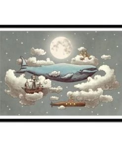 Wall Editions Décoration Murale Enfant Affiche D'art 50 X 70 Cm 8 Wall Editions Décoration Murale Enfant Affiche D'art 50 X 70 Cm -Décoration murale enfant Soldes affiche d art avec cadre bois noir 50 x 70 cm