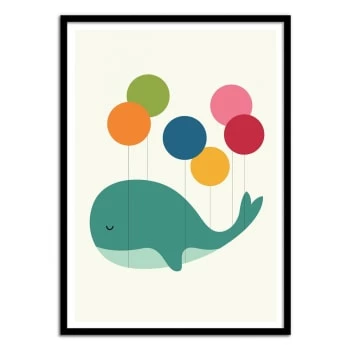 Wall Editions Décoration Murale Enfant Affiche D'art Avec Cadre Bois Noir - 50 X 70 Cm 3 Wall Editions Décoration Murale Enfant Affiche D'art Avec Cadre Bois Noir - 50 X 70 Cm – Image 3