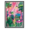 Wall Editions Décoration Murale Enfant Affiche D'art Avec Cadre Bois Noir - 50 X 70 Cm