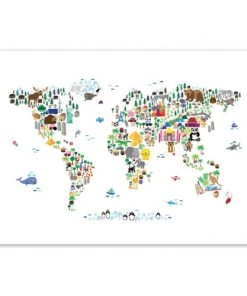 Wall Editions Décoration Murale Enfant Affiche D'art Enfant 30 X 40 Cm