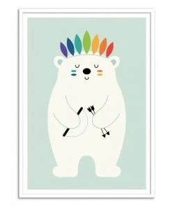 Wall Editions Décoration Murale Enfant Affiche D'art Enfant 30 X 40 Cm -Décoration murale enfant Soldes affiche d art enfant 30 x 40 cm 45