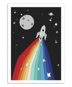 Wall Editions Décoration Murale Enfant Affiche D'art Enfant 50 X 70 Cm -Décoration murale enfant Soldes affiche d art enfant 50 x 70 cm 125