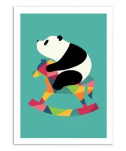 Wall Editions Décoration Murale Enfant Affiche D'art Avec Cadre Bois Noir - 50 X 70 Cm -Décoration murale enfant Soldes affiche d art enfant 50 x 70 cm 171