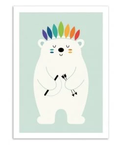 Wall Editions Décoration Murale Enfant Affiche D'art Enfant 50 X 70 Cm