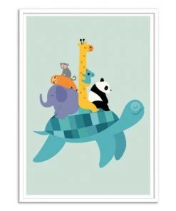 Wall Editions Décoration Murale Enfant Affiche D'art Enfant 50 X 70 Cm -Décoration murale enfant Soldes affiche d art enfant 50 x 70 cm 80