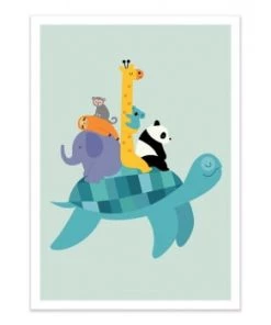 Wall Editions Décoration Murale Enfant Affiche D'art Enfant 50 X 70 Cm -Décoration murale enfant Soldes affiche d art enfant 50 x 70 cm 81