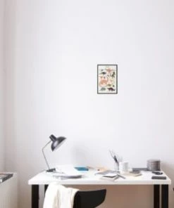 Juniqe Décoration Murale Enfant Affiche Dans Cadre Standard (noir) Multicolore 20x30 -Décoration murale enfant Soldes affiche dans cadre standard noir multicolore 20x30 4