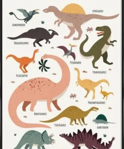 Juniqe Décoration Murale Enfant Affiche Dans Cadre Standard (noir) Multicolore 30x45 -Décoration murale enfant Soldes affiche dans cadre standard noir multicolore 30x45 5