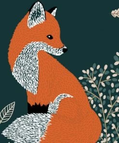 Lilipinso Décoration Murale Enfant Affiche Encadrée M.Fox Renard (30 X 40 Cm) -Décoration murale enfant Soldes affiche encadree m fox renard 30 x 40 cm 2