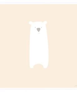 Hexoa Décoration Murale Enfant Affiche Enfant Grizzly Mimi 50x50cm