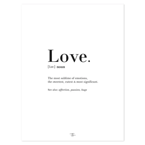 Lilipinso Décoration Murale Enfant Affiche Love En Papier Noir 1 Lilipinso Décoration Murale Enfant Affiche Love En Papier Noir