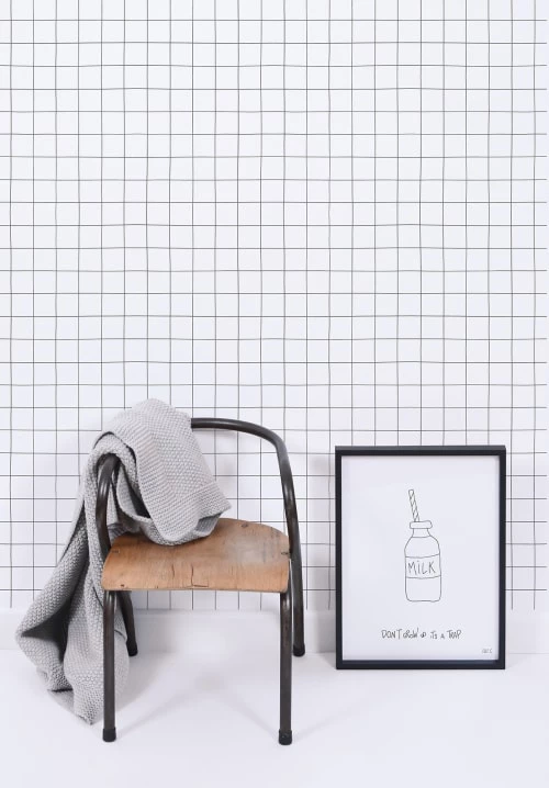 Lilipinso Décoration Murale Enfant Affiche Milk En Papier Noir 3 Lilipinso Décoration Murale Enfant Affiche Milk En Papier Noir – Image 3