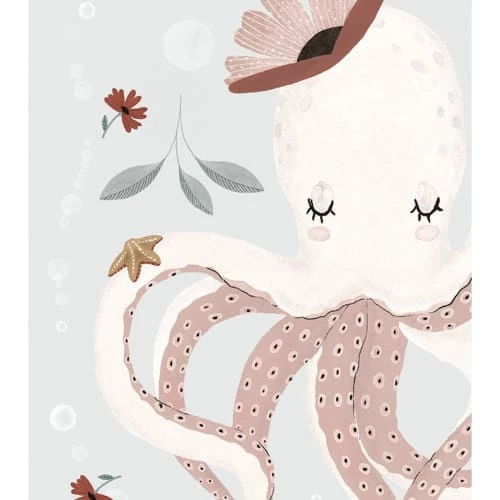 Lilipinso Décoration Murale Enfant Affiche Pieuvre En Papier Multicolore 2 Lilipinso Décoration Murale Enfant Affiche Pieuvre En Papier Multicolore – Image 2