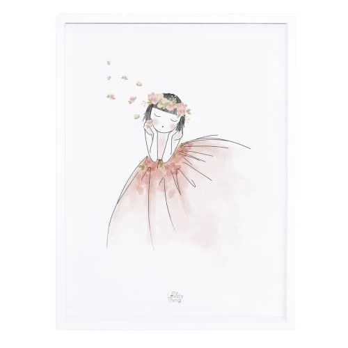 Lilipinso Décoration Murale Enfant Affiche Rêverie En Papier Rose 2 Lilipinso Décoration Murale Enfant Affiche Rêverie En Papier Rose – Image 2