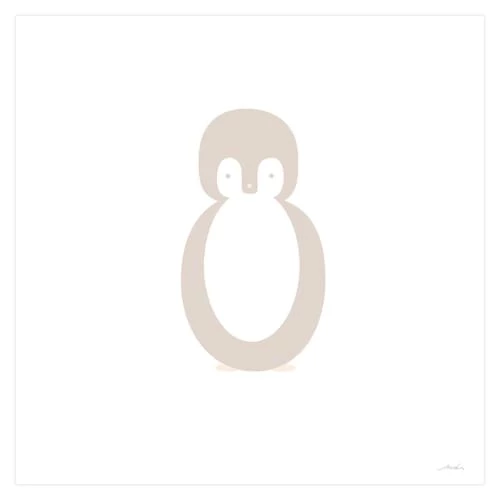 Hexoa Décoration Murale Enfant Affiche Seule Enfant Pingouin Story 50x50cm 1 Hexoa Décoration Murale Enfant Affiche Seule Enfant Pingouin Story 50x50cm