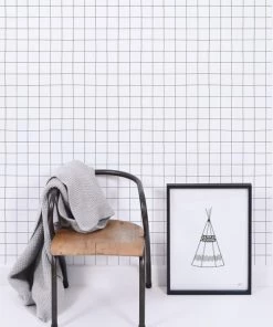 Lilipinso Décoration Murale Enfant Affiche Tipi En Papier Noir -Décoration murale enfant Soldes affiche tipi en papier noir 4