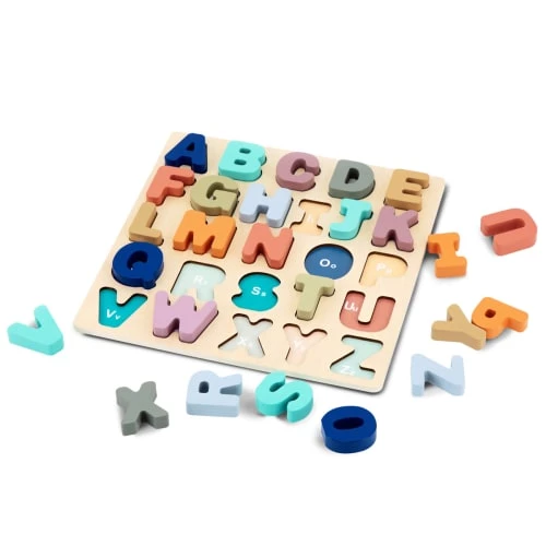 Beeloom Décoration Murale Enfant Alphabet Multicolore Pour Enfants En Bois Naturel 5 Beeloom Décoration Murale Enfant Alphabet Multicolore Pour Enfants En Bois Naturel – Image 5