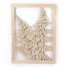 Graine Créative Décoration Murale Enfant Cadre Ajouré En Bois Fougère 40x30cm