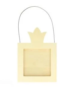 Artemio Décoration Murale Enfant Cadre Couronne à Customiser 14x10cm