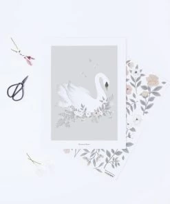 Lilipinso Décoration Murale Enfant Cadre Cygne En Bois Gris 9 Lilipinso Décoration Murale Enfant Cadre Cygne En Bois Gris -Décoration murale enfant Soldes cadre cygne en bois gris 2