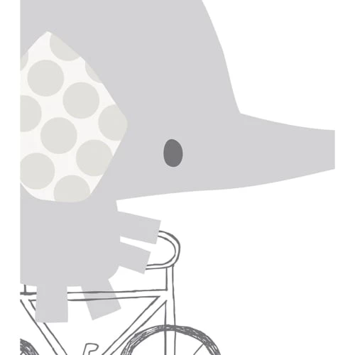 Lilipinso Décoration Murale Enfant Cadre éléphant En Papier Gris 2 Lilipinso Décoration Murale Enfant Cadre éléphant En Papier Gris – Image 2
