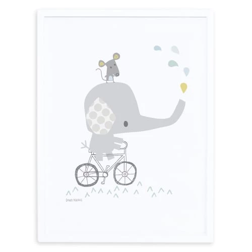 Lilipinso Décoration Murale Enfant Cadre éléphant En Papier Gris 1 Lilipinso Décoration Murale Enfant Cadre éléphant En Papier Gris