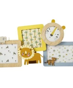 Maisons Du Monde Décoration Murale Enfant Cadre Multivues Animaux 4 Photos 44x24