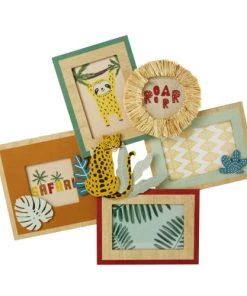 Maisons Du Monde Décoration Murale Enfant Cadre Multivues Jungle 5 Photos 50x45