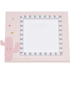 Sauthon Décoration Murale Enfant Cadre Photo Carre En MDF Rose