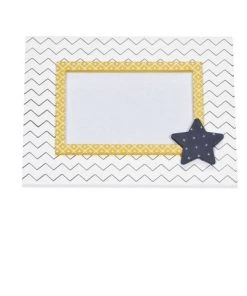 Sauthon Décoration Murale Enfant Cadre Photo Chevrons En MDF Blanc