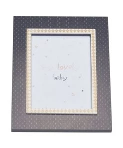 Sauthon Décoration Murale Enfant Cadre Photo Ethnique En MDF Gris