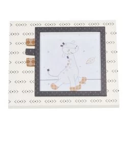 Sauthon Décoration Murale Enfant Cadre Photo Motifs Ethniques En MDF Blanc