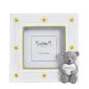 Mathilde M Décoration Murale Enfant Cadre-photo Ourson 12x12cm