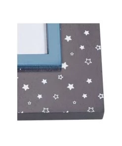 Sauthon Décoration Murale Enfant Cadre Photo Rectangle En MDF Bleu -Décoration murale enfant Soldes cadre photo rectangle en mdf bleu 2