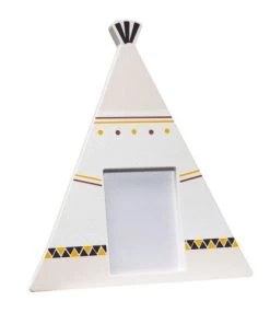 Sauthon Décoration Murale Enfant Cadre Photo Tipi 18x21 Cm En Bois Beige