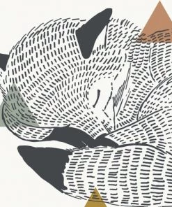 Lilipinso Décoration Murale Enfant Cadre Renard En Papier Multicolore -Décoration murale enfant Soldes cadre renard en papier multicolore 2