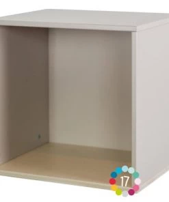 Wookids Décoration Murale Enfant Cube Mural Gris Chaud