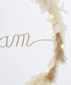 Maisons Du Monde Déco Lumineuses Enfant Déco Lumineuse En Métal Doré Et éléments Naturels Séchés 14 LEDS -Décoration murale enfant Soldes deco lumineuse en metal dore et elements naturels seches 14 leds 1000 12 7 215708 3