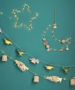 Maisons Du Monde Déco Lumineuses Enfant Déco Lumineuse étoile En Métal Doré -Décoration murale enfant Soldes deco lumineuse etoile en metal dore 1000 13 15 193371 13