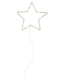 Décoration murale enfant Soldes -Décoration murale enfant Soldes deco lumineuse etoile en metal dore 1000 13 15 193371 2