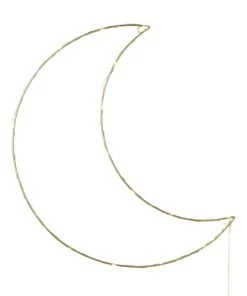Maisons Du Monde Déco Lumineuses Enfant Déco Lumineuse Lune En Métal Doré