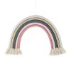 Maisons Du Monde Décoration Murale Enfant Déco Murale Arc-en-ciel Bleue, Rose Et Dorée 58x43